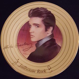 1996 Elvis Collector Plate, Jailhouse Rock